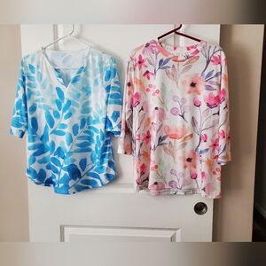 2 Size Large Women Tops